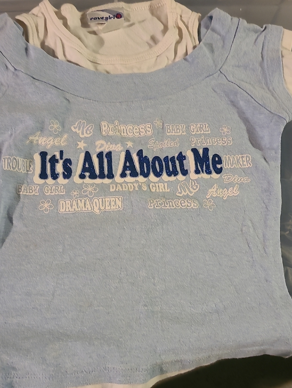 Ravegirl "It's All About Me" Light Blue Girls' Tank Top